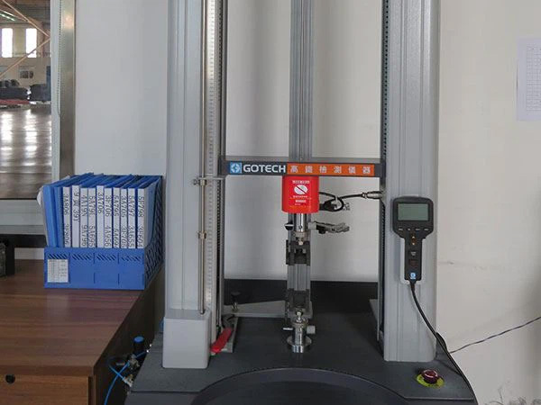 Màquina de prova de tracció de filferro d'acer